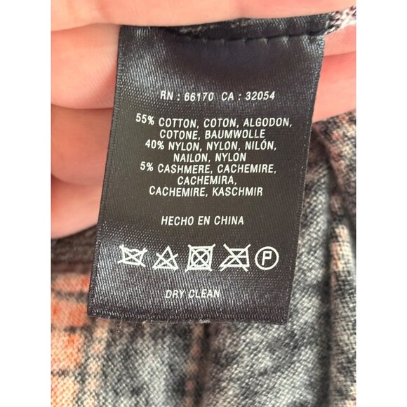 Anthropologie Guinevere Alsace Open Front Cardigan Black Orange Size M - Picture 9 of 15